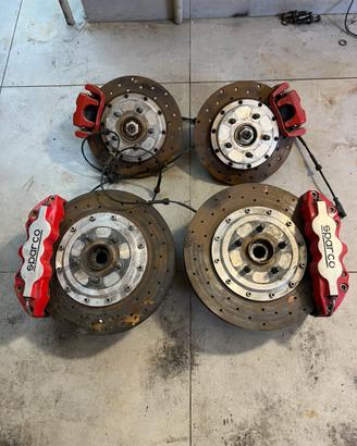 Kit pinze freno per 500 abarth