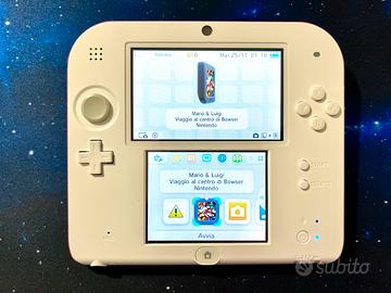 Nintendo 2DS Console Come Nuova Bianco Rosso