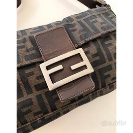 Borsa fendi baguette in tela