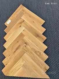 Parquet listello rovere con nodi a Roma