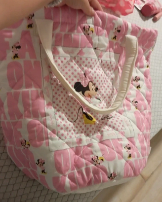 Borsa di minnie morbida molto capiente