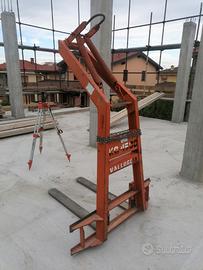 Forca per gru autobilanciata valloggia 15 quintali