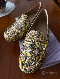 Scarpe artigianali multicolore