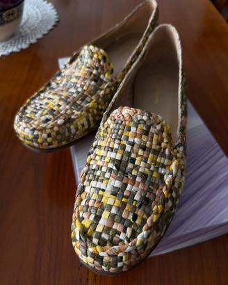 Scarpe artigianali multicolore