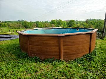 Piscina Gre rotonda 460cm fuori terra