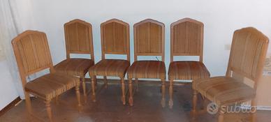 vedo 6 sedie imbottite