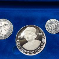 Monete Argento V centenario scoperta America