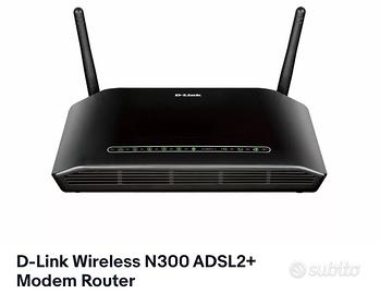 D-Link Wireless N300 ADSL2+ Modem Router