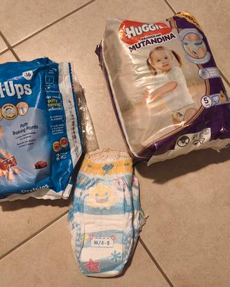 pannolini mutandina vario tipo