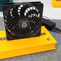 Ventilatore artigianale da scrivania