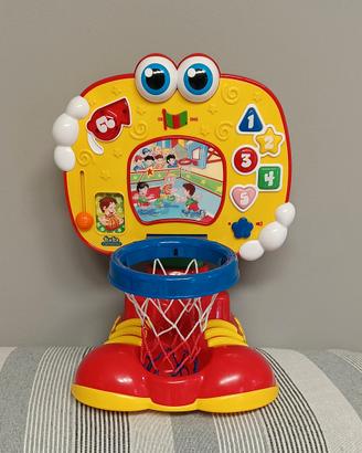 Canestro basket gioco elettronico Clementoni