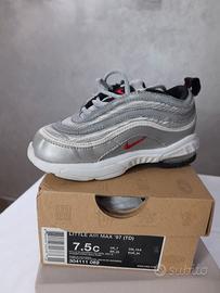 Nike air max 97 bianche clearance bambino