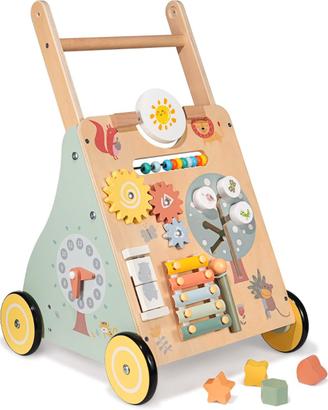Girello in Legno con Giochi Interattivi 8in1