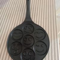 Padella per pancakes con smiles