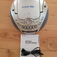 SONY CFD-E75L CD Radio Cassette Corder