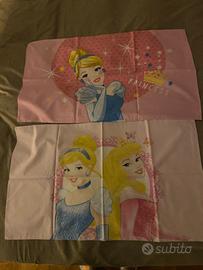 Sacco piumino singolo principesse con 2 federe
