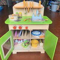 cucina bambini in legno 