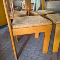 TAVOLO DA CUCINA LEGNO CON PIANO DI MARMO 120CM CO