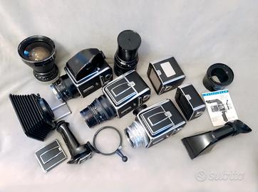 Hasselblad kit 500C e 500CM con lenti Zeiss