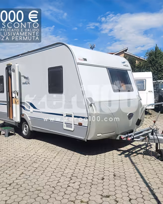 Caravan roulotte 4 posti Wilk S3 HTD 450
