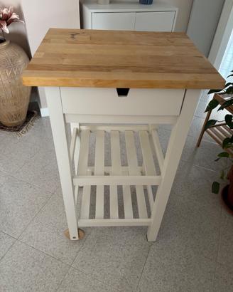 Carrello cucina in legno