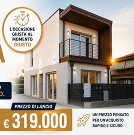Casa indipendente nuova A4 con giardino privato-pr