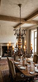 Lampadario classico a bracci