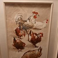 Quadro Studio di pennuti di vittorio scarabello