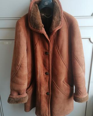 Montone vero tg. 44 tinta mattone