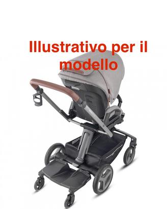 Inglesina passeggino, pedana, standup, marsupio