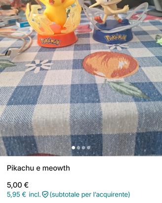 pickachu e mewtoo