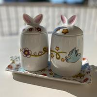 Barattoli e vassoio Thun Coniglio Magico