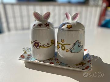 Barattoli e vassoio Thun Coniglio Magico