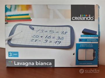Lavagna bianca a due lati Crelando
