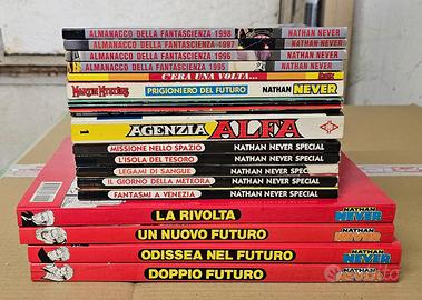 Fumetti Nathan Never Special, Almanacchi, Albi