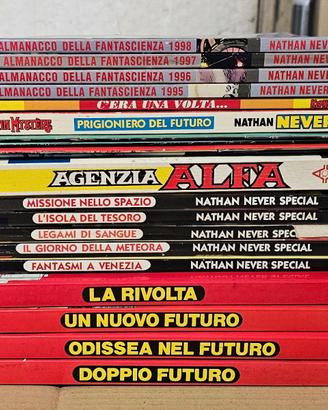 Fumetti Nathan Never Special, Almanacchi, Albi