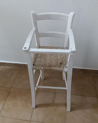 Seggiolone in legno