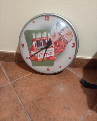 Orologio da parete vintage Coca-Cola – Funzionante