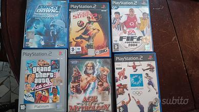 Lotto 6 videogiochi ps2