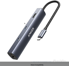Docking Adattatore Hub USB-C Anker  HDMI 4k