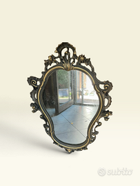 Specchiera Barocca in Legno Dorato 89x63