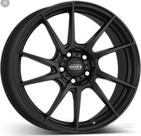 4 Cerchi+Gomme DOTZ KENDO DARK 7,0x17 ET48 5x114,3