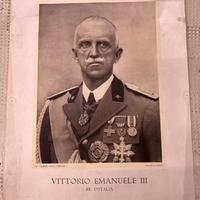 STAMPA FOTOGRAFICA VITTORIO EMANUELE III
