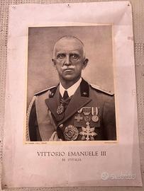 STAMPA FOTOGRAFICA VITTORIO EMANUELE III