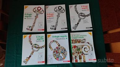 6 libri scuola Zanichelli - IL RIFUGIO SEGRETO