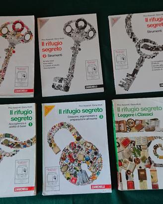 6 libri scuola Zanichelli - IL RIFUGIO SEGRETO