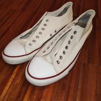 Scarpe stile Converse bianche n. 45 