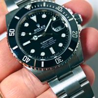 Rolex Sub data 41mm nero 126610LN nuovo 2022 full