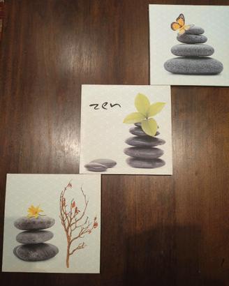 Trittico stampe su tela