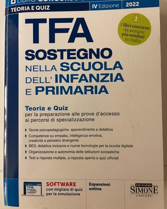 Libri concorsi TFA.  FFAA CC ecc